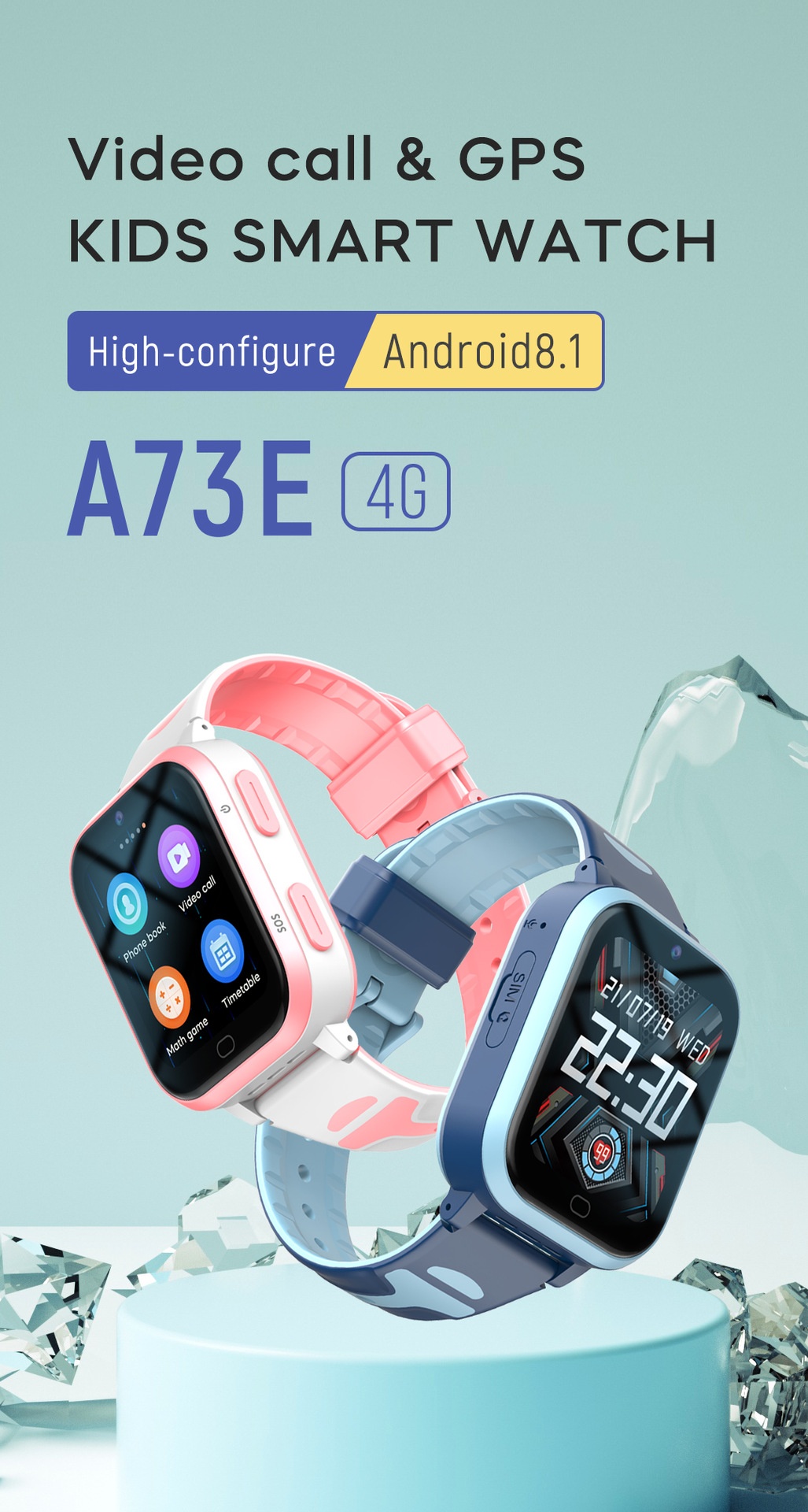 Smartwatch per bambini con gps e chiamata video 4g_voghion.com