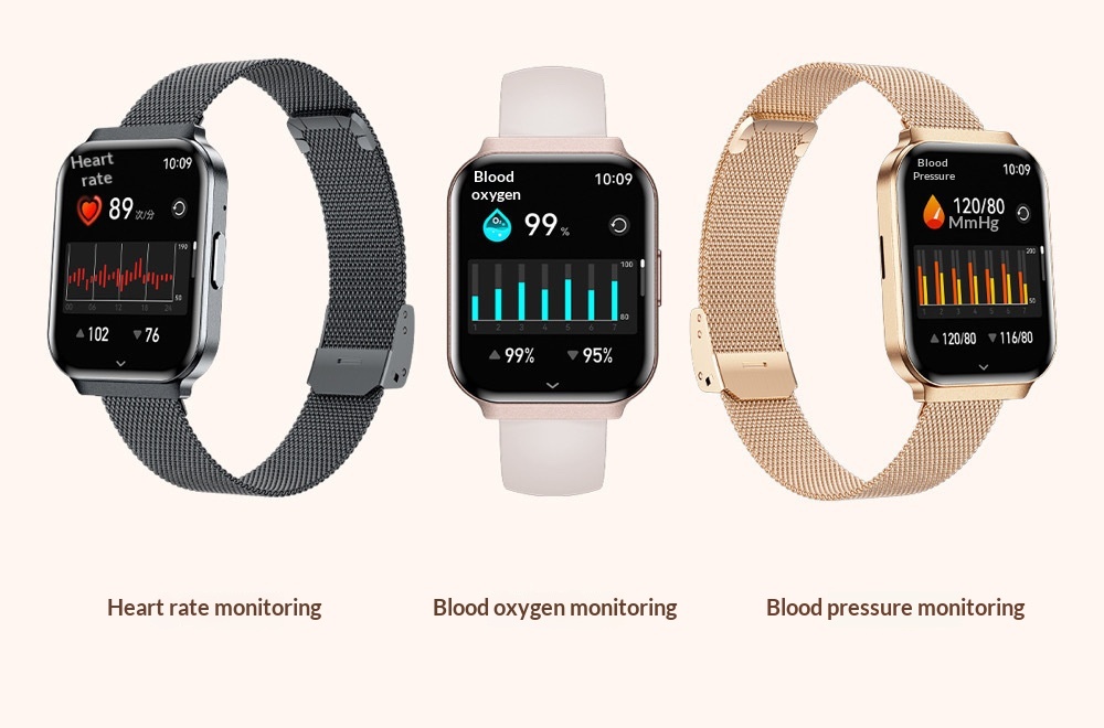 Smartwatch Mit Herzfrequenz- Und Blutsauerstoffmessung_voghion.com