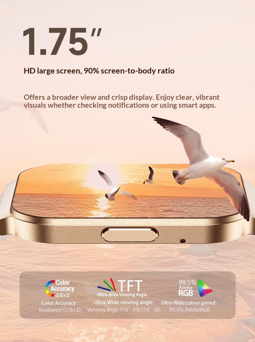 Smartwatch Mit Herzfrequenz- Und Blutsauerstoffmessung_voghion.com