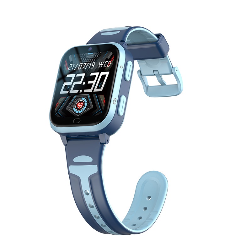 Smartwatch transfrontaliero 4G Rete completa Telefono intelligente per bambini Orologio Videochiamata Posizionamento GPS Inglese_voghion.com