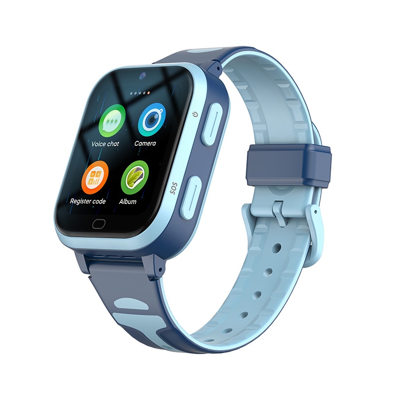 Smartwatch transfrontaliero 4G Rete completa Telefono intelligente per bambini Orologio Videochiamata Posizionamento GPS Inglese_voghion.com