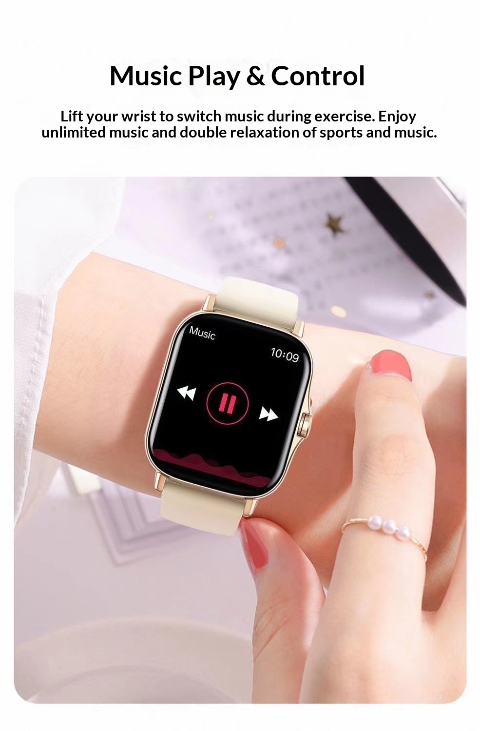 Smartwatch Mit Bluetooth-telefonie Herzfrequenz- Und Blutdruckmesser_voghion.com