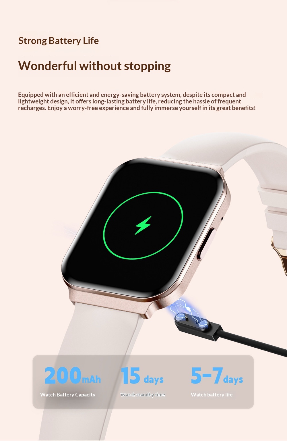 Smartwatch Mit Herzfrequenz- Und Blutsauerstoffmessung_voghion.com