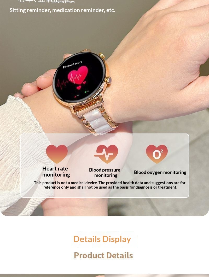 Smartwatch Für Damen Mit Bluetooth-anruf Und Bezahlfunktion Harz_voghion.com