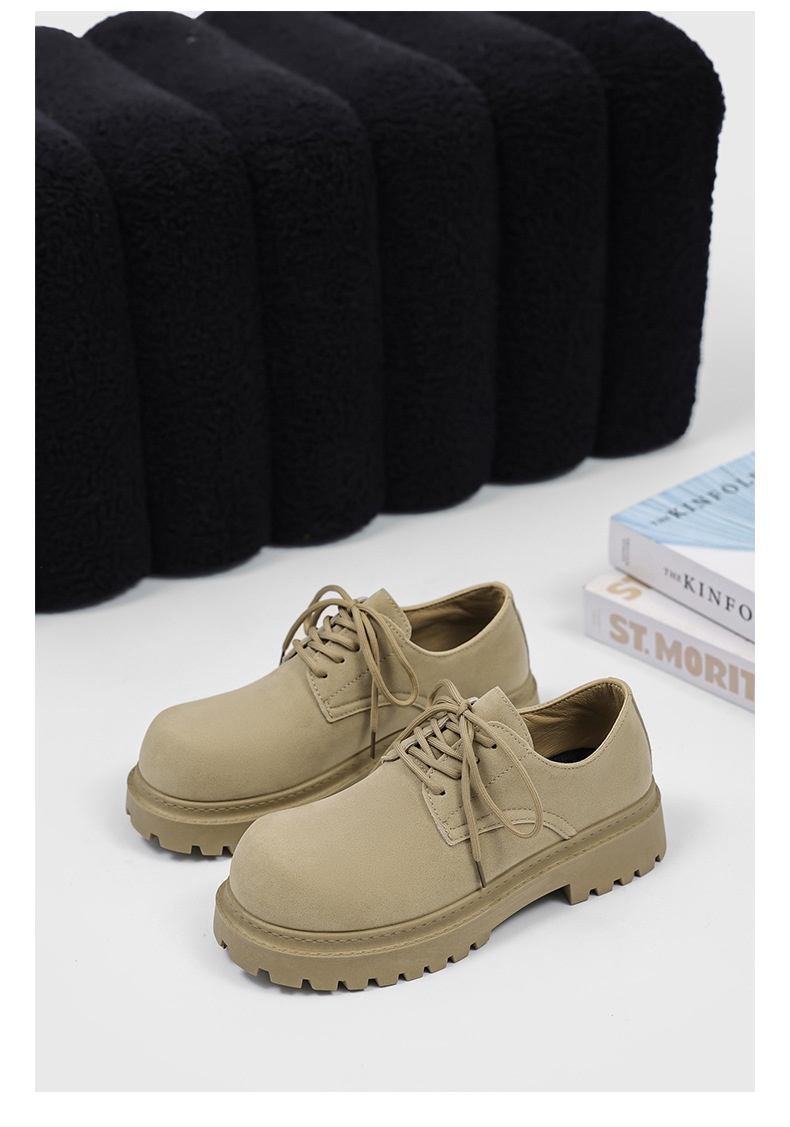 Chaussures derby vintage pour hommes à semelle compensée élégant_voghion.com