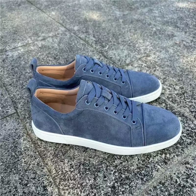 European And American Foreign Trade ACL Red Sole Rivet Men's Toe Stud CL Couple Style Women's Shoes Rhinestone Casual_voghion.com
