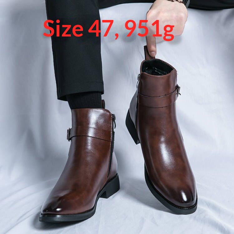 Britische High Top Lackleder Stiefel Für Herren Freizeitschuhe_voghion.com
