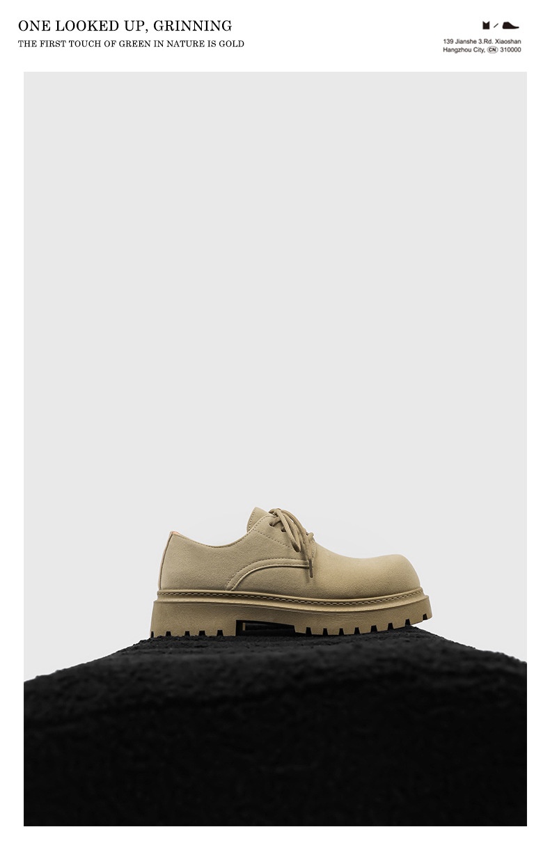 Chaussures derby vintage pour hommes à semelle compensée élégant_voghion.com