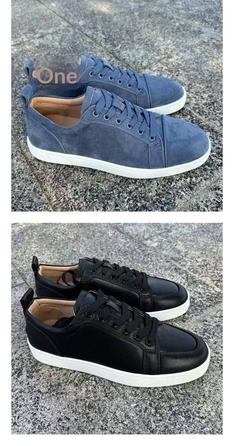 Luxury Rhinestone Red Sole Studded Trainers For Couples_voghion.com