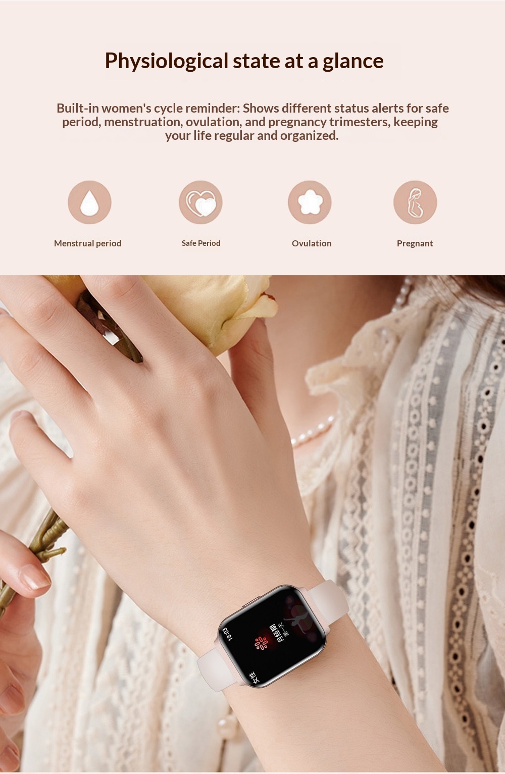 Smartwatch Mit Herzfrequenz- Und Blutsauerstoffmessung_voghion.com