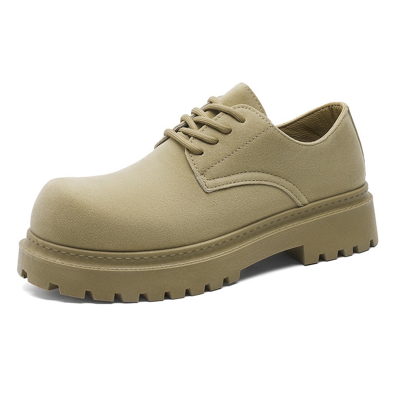 Derby vintage à gros orteil pour homme, nouveau style haut de gamme, chaussures décontractées à semelle épaisse rehaussant la taille, style européen et_voghion.com