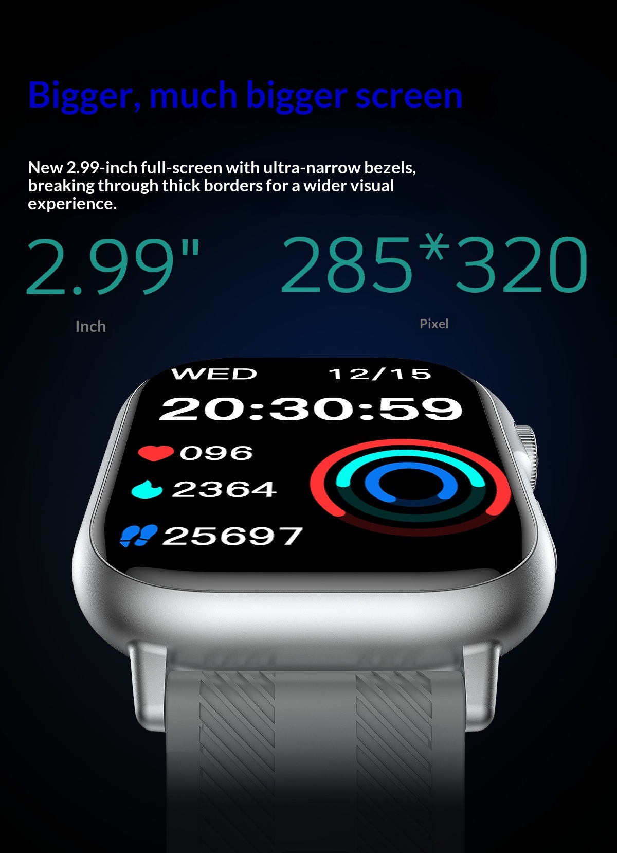 Smartwatch con chiamata bluetooth e cardiofrequenzimetro_voghion.com
