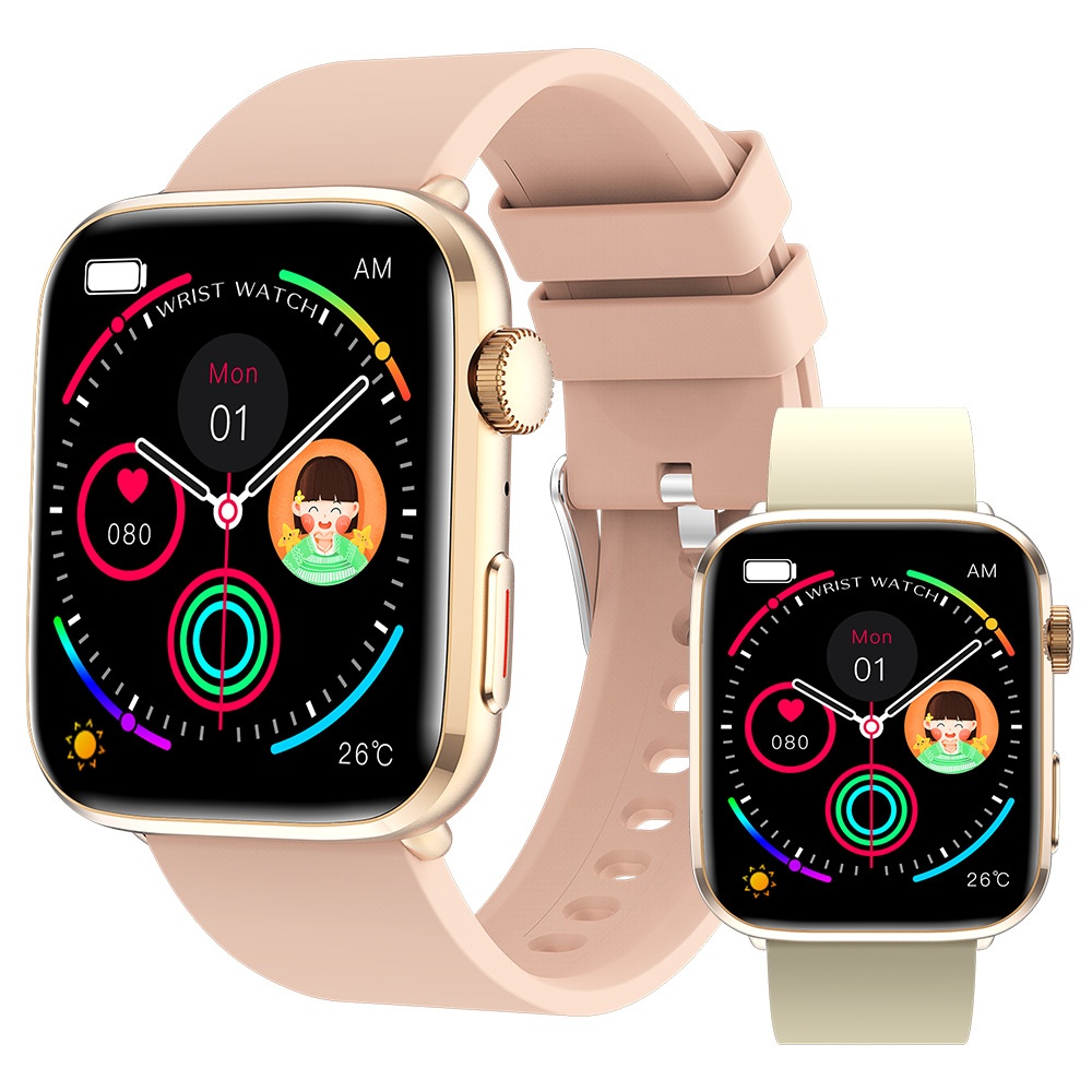 Smartwatch met bluetooth bellen gezondheids- en temperatuurmonitor_voghion.com