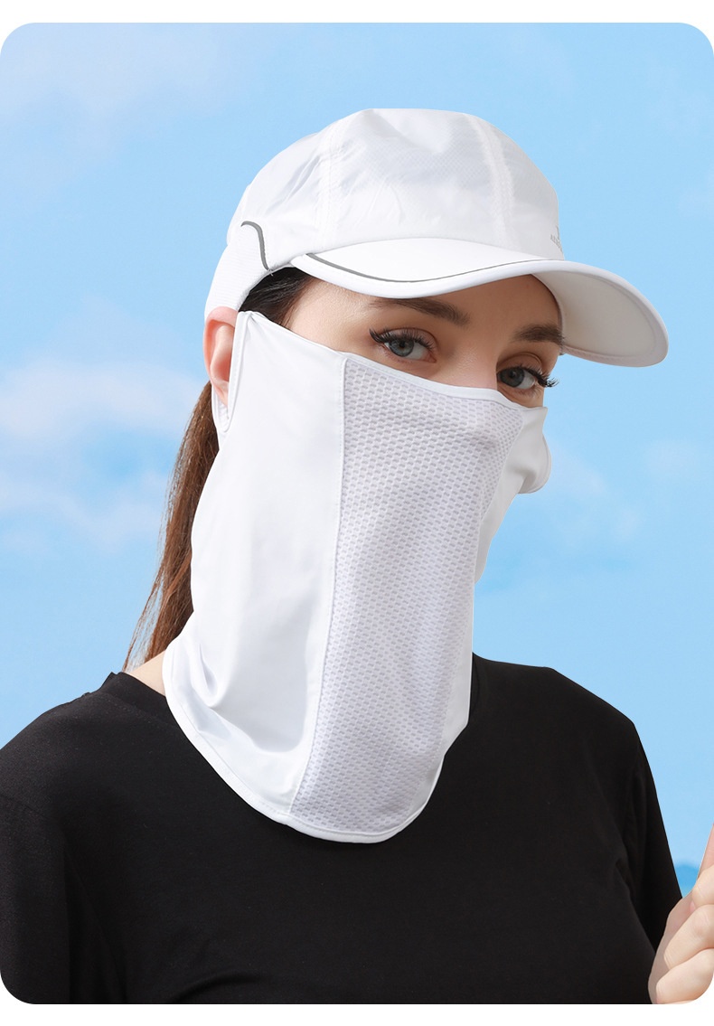 Golf ansigtsmaske med ørestropper solbeskyttelse uv filter_voghion.com