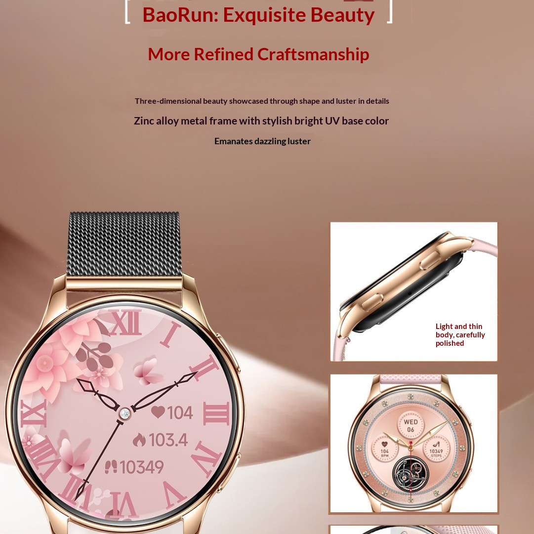 Y11, reloj inteligente superventas para mujer con pantalla AMOLED de 1,32 pulgadas, certificación IP68 de resistencia al agua y apto para compras internacionales._voghion.com