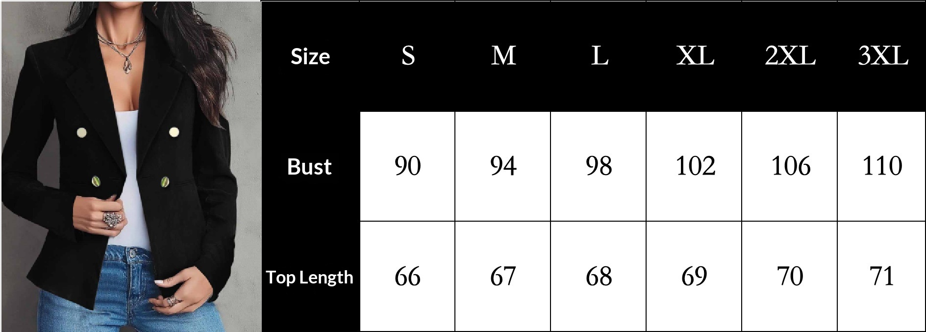 Eleganter Doppelreihiger Damen Blazer Für Herbst Und Winter_voghion.com
