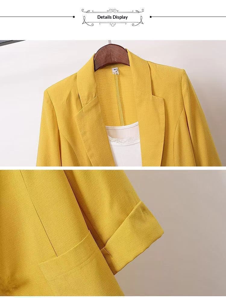 Modischer Damen Blazer In Übergröße Korean Style Freizeit Anzug_voghion.com