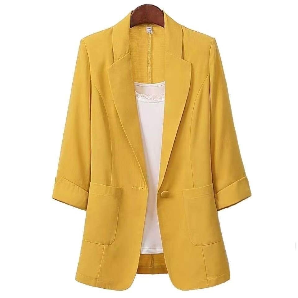 Modischer Damen Blazer In Übergröße Korean Style Freizeit Anzug_voghion.com