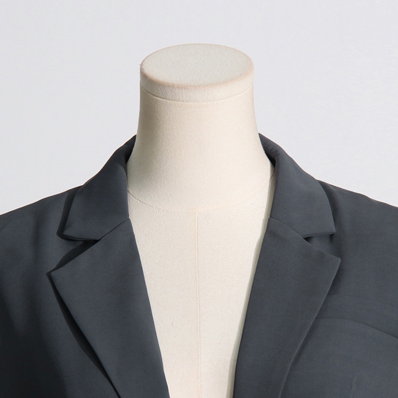Blazer elegante da donna con collo a rever e taglio asimmetrico_voghion.com