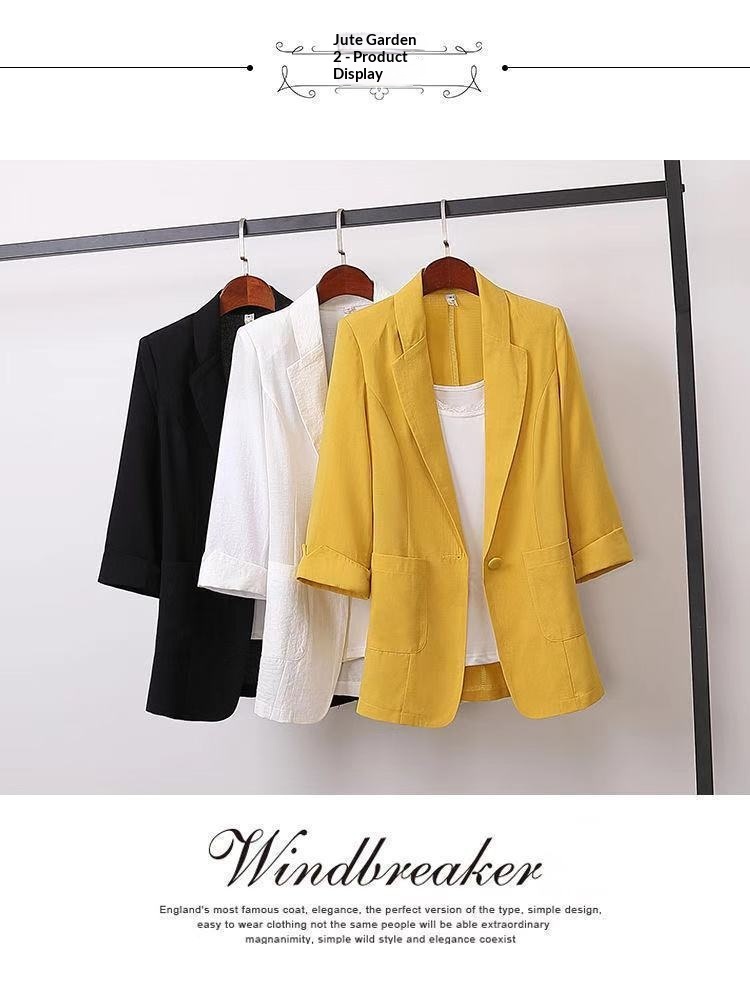 Modischer Damen Blazer In Übergröße Korean Style Freizeit Anzug_voghion.com