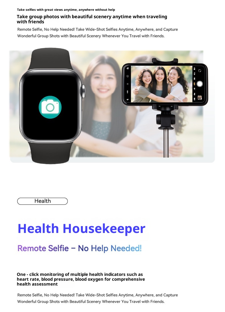 W9ultra2 Smartwatch Men's Bluetooth Sports Watch Remote Camera_voghion.com