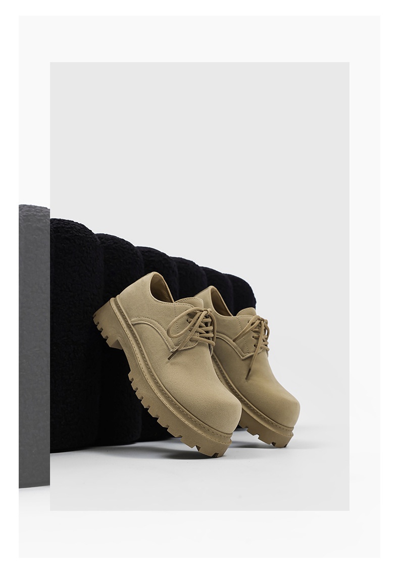 Chaussures derby vintage pour hommes à semelle compensée élégant_voghion.com