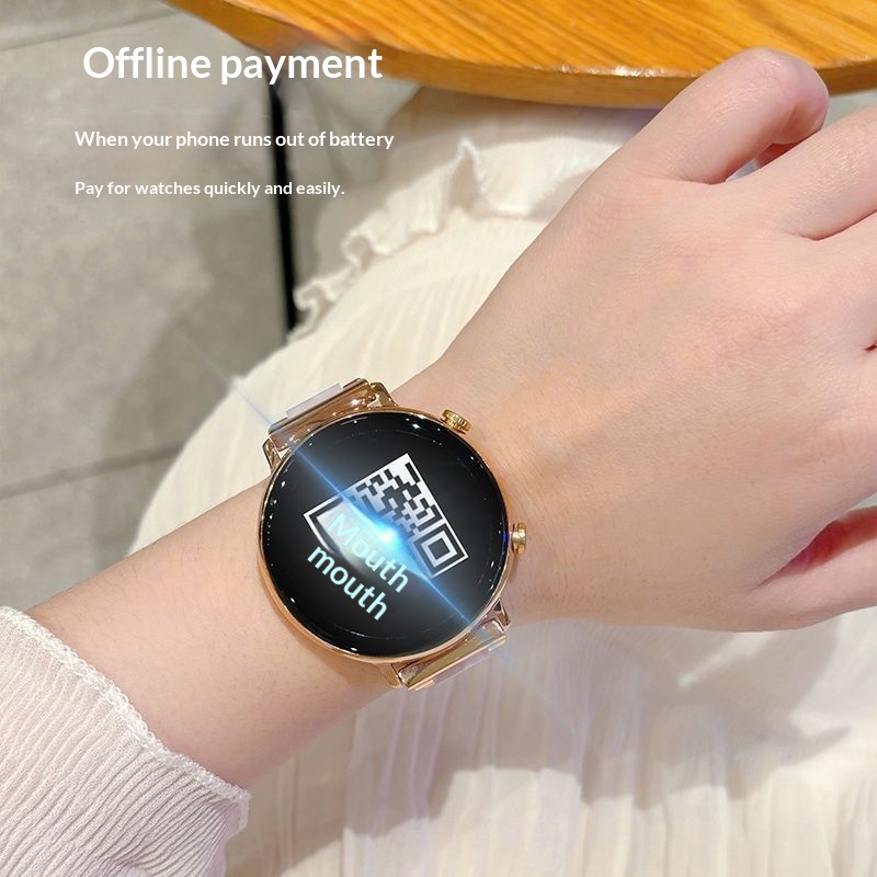 Neue Smartwatch für Damen (2025): Multifunktionale Bluetooth-Telefonie und -Zahlung, Kunstharzgehäuse – das perfekte Geschenk zum Valentinstag oder Geburtstag._voghion.com