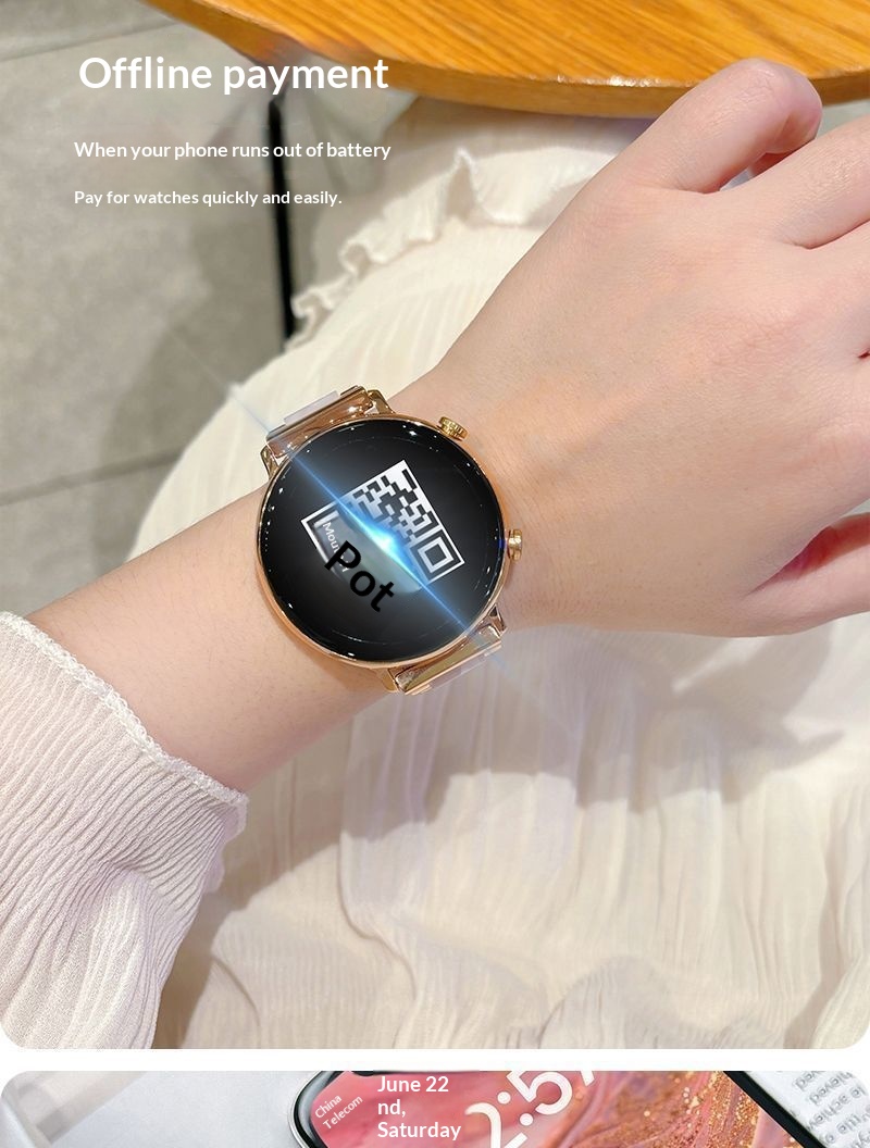 Smartwatch Für Damen Mit Bluetooth-anruf Und Bezahlfunktion Harz_voghion.com