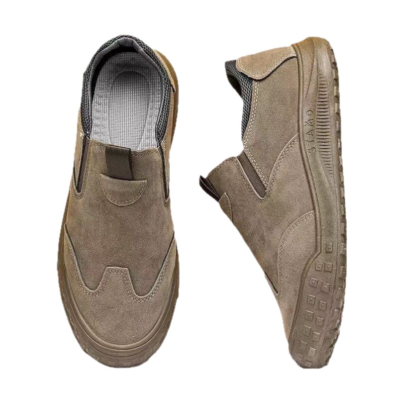 2024 New Men's Safety Low-top Waterproof Outdoor Non-slip Wear-resistant Breathable Casual Work Shoes Dropshipping_voghion.com