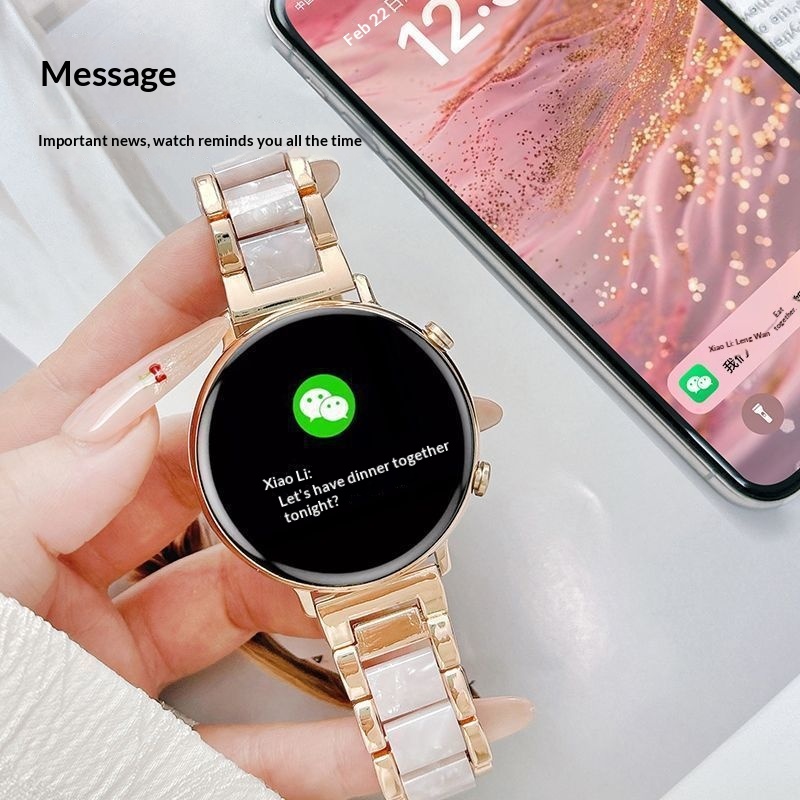 Neue Smartwatch für Damen (2025): Multifunktionale Bluetooth-Telefonie und -Zahlung, Kunstharzgehäuse – das perfekte Geschenk zum Valentinstag oder Geburtstag._voghion.com