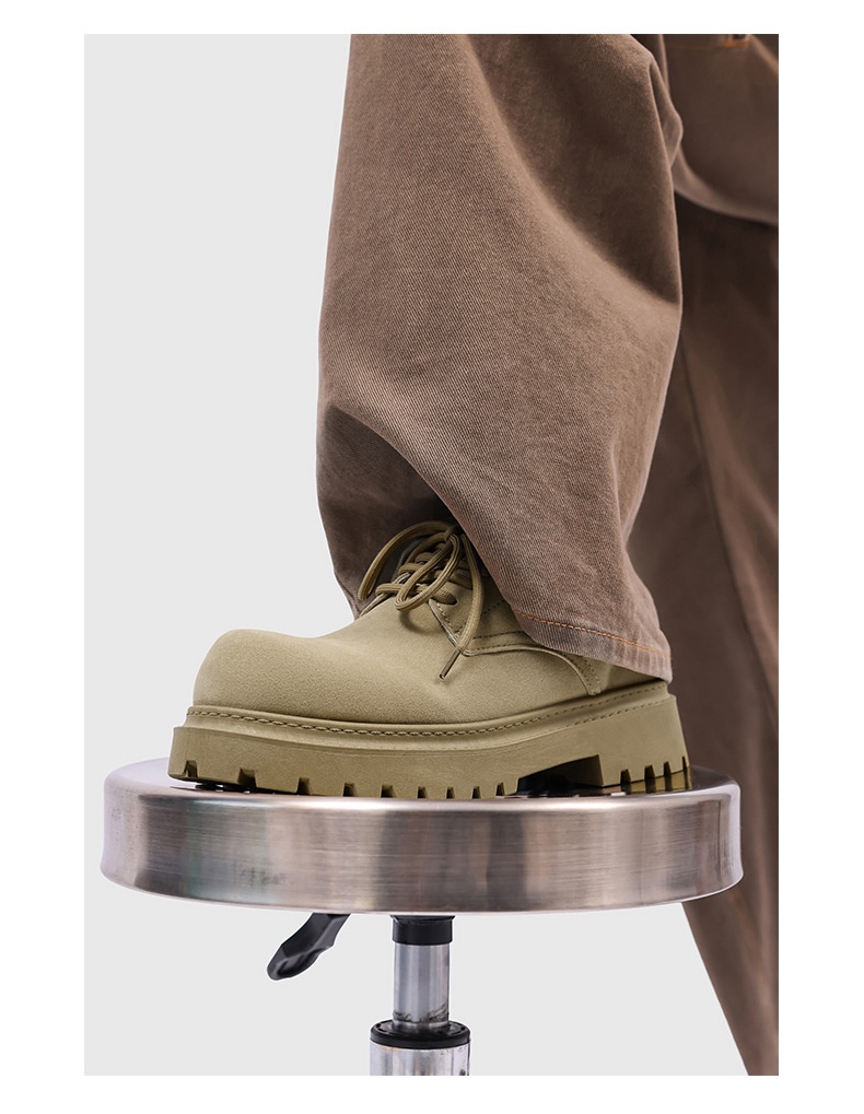 Chaussures derby vintage pour hommes à semelle compensée élégant_voghion.com