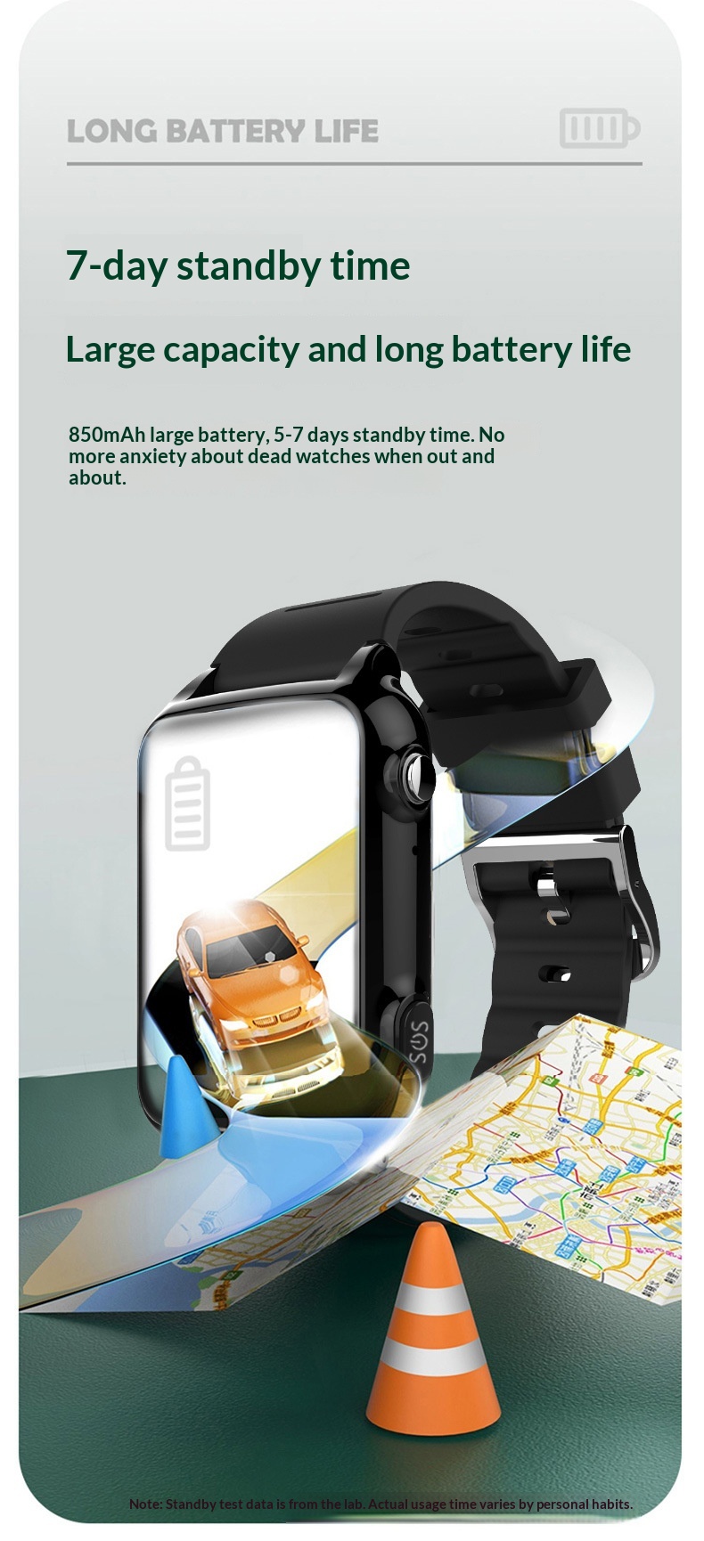 Smartwatch för äldre med pulsmätning och syrenivå_voghion.com