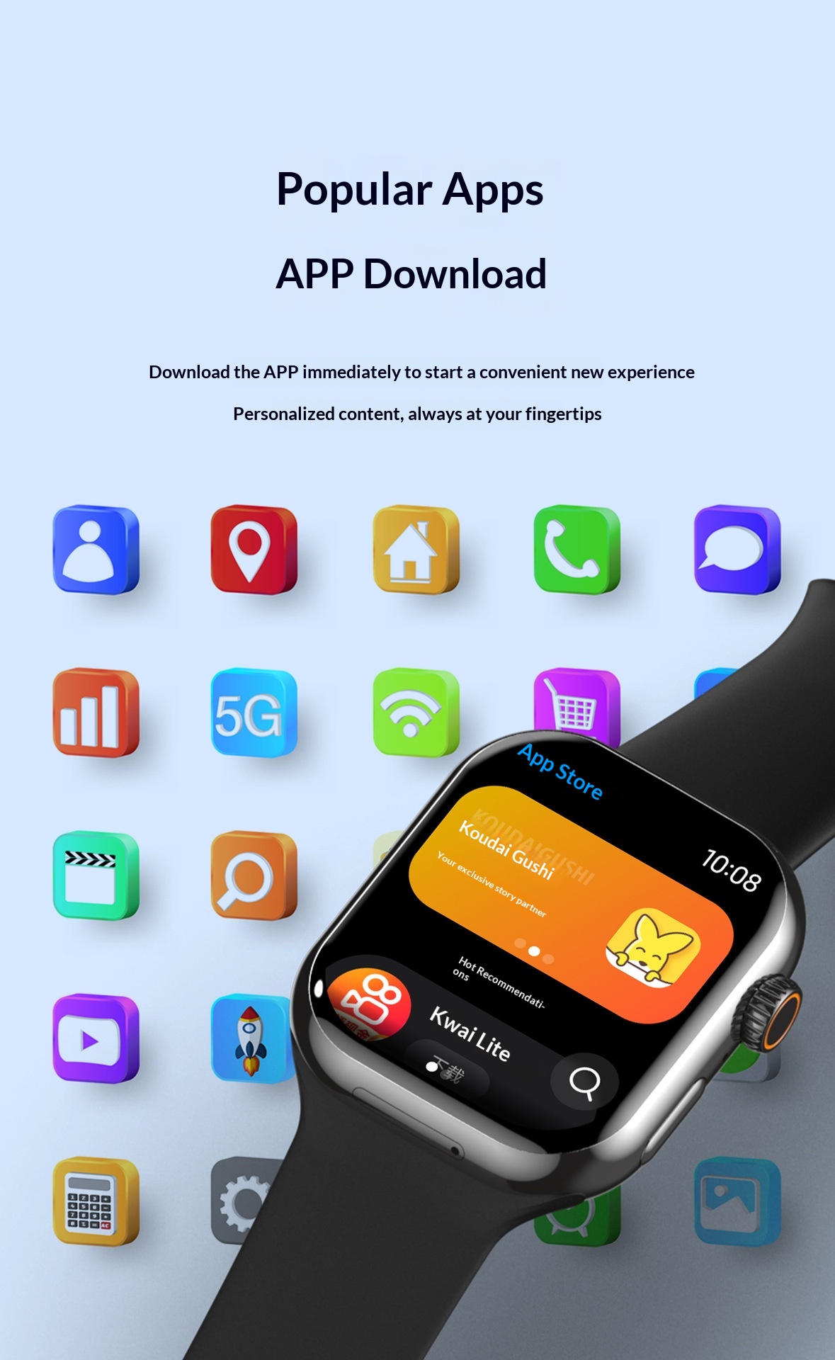 Smartwatch Cd20max+ With Card Slot Fingerprint And Morse Code_voghion.com