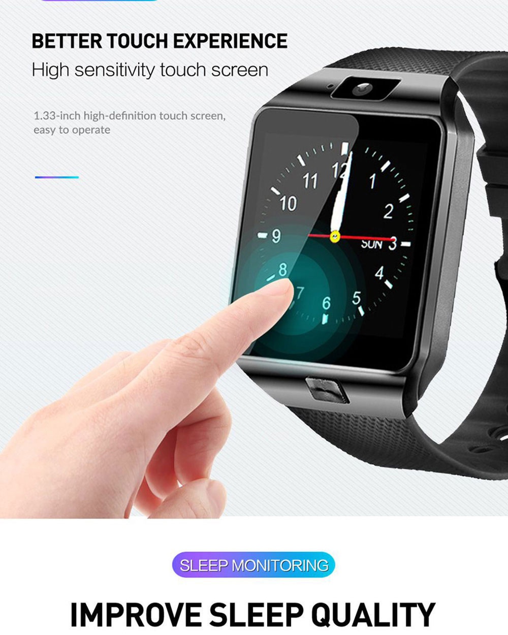 Dz09 Smartwatch Mit Sim-karten-slot Und Bluetooth-funktion_voghion.com