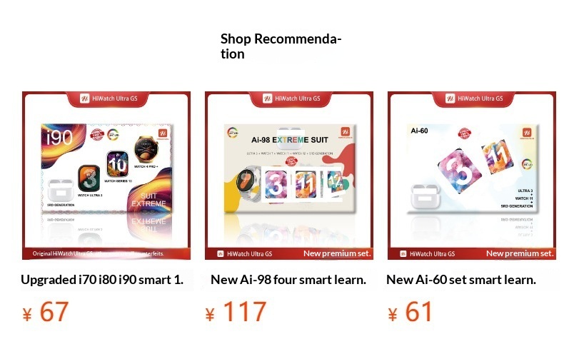 Smartwatch With Bluetooth Earphones 10-in-1 Premium Watch Set_voghion.com