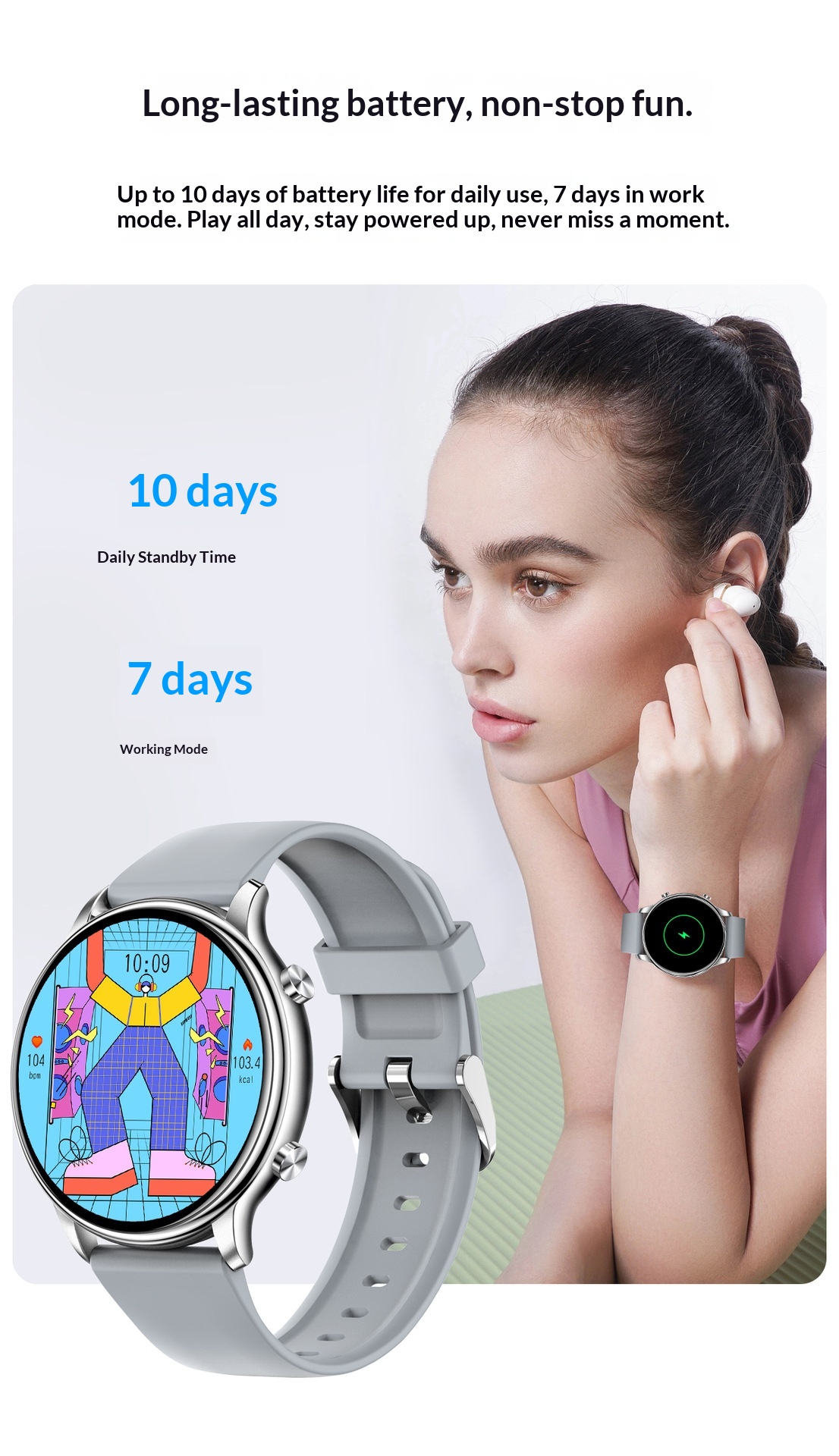 Inteligentné hodinky s bluetooth hovorom a meraním teploty_voghion.com