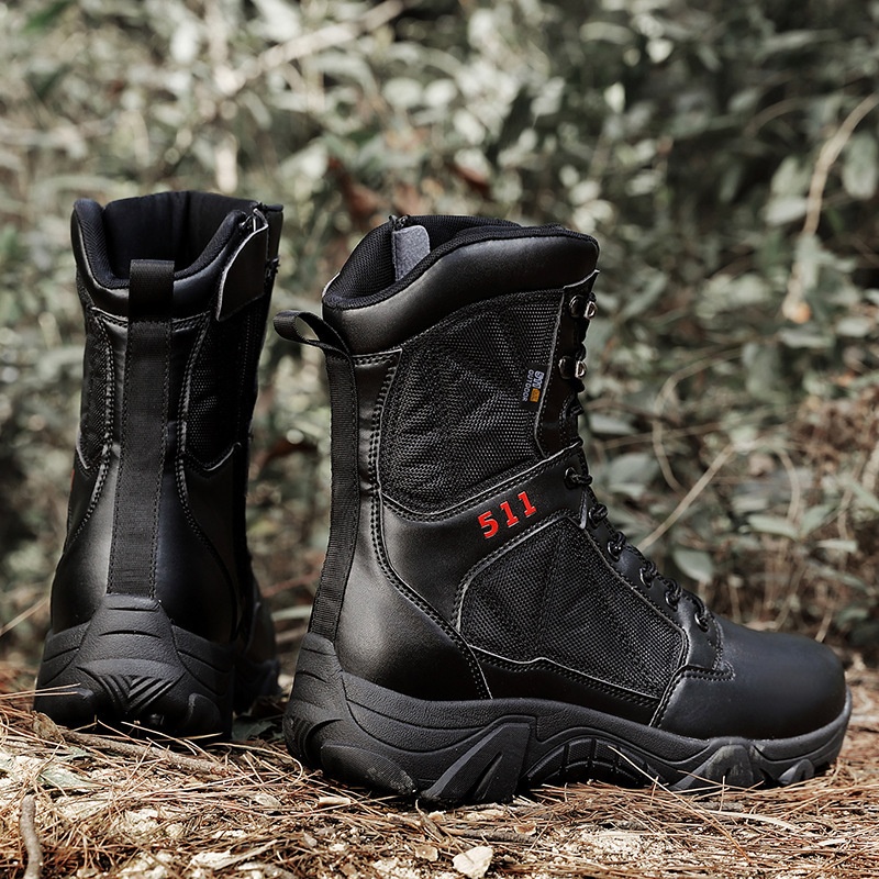 Neue Combat Short Trainingsstiefel im britischen Stil, mittelhoch geschnitten, große Größen, Martin Desert Workwear Militärstiefel für Herren_voghion.com
