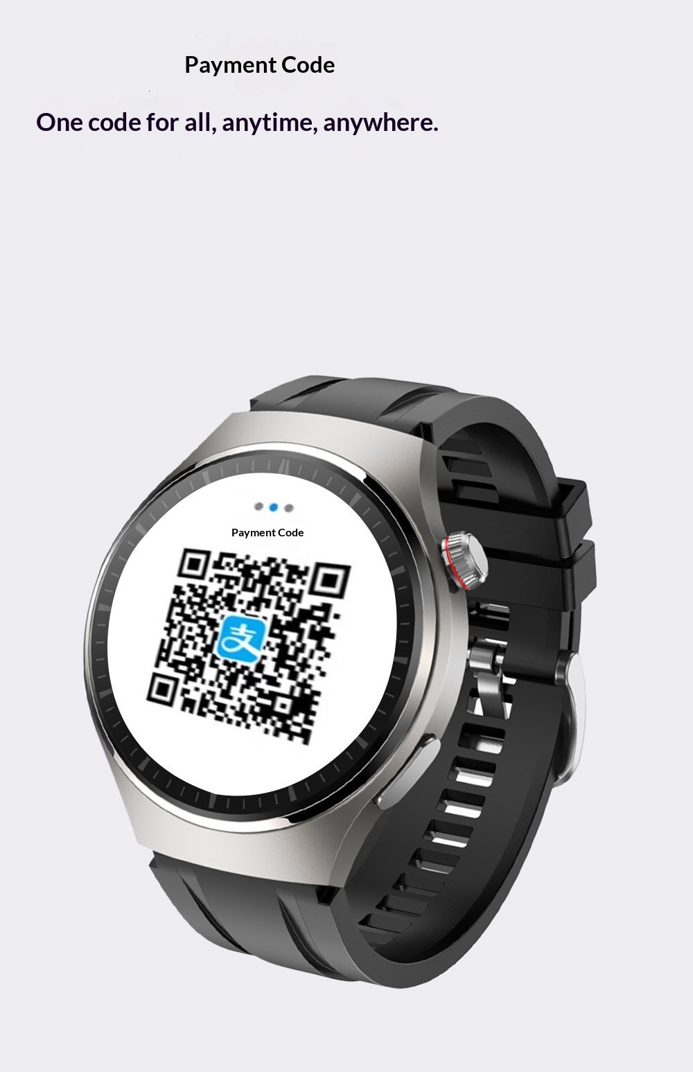 Smartwatch med blodsukkermåler blodtryk og bluetooth nfc_voghion.com