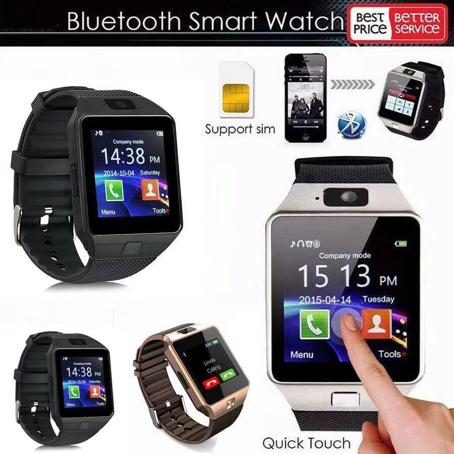 DZ09 Smartwatch mit SIM-Kartensteckplatz, Anruffunktion, intelligenter Erinnerungsfunktion, Bluetooth-Ortung, grenzüberschreitendem Versand und Einzelstück-Dropshipping_voghion.com