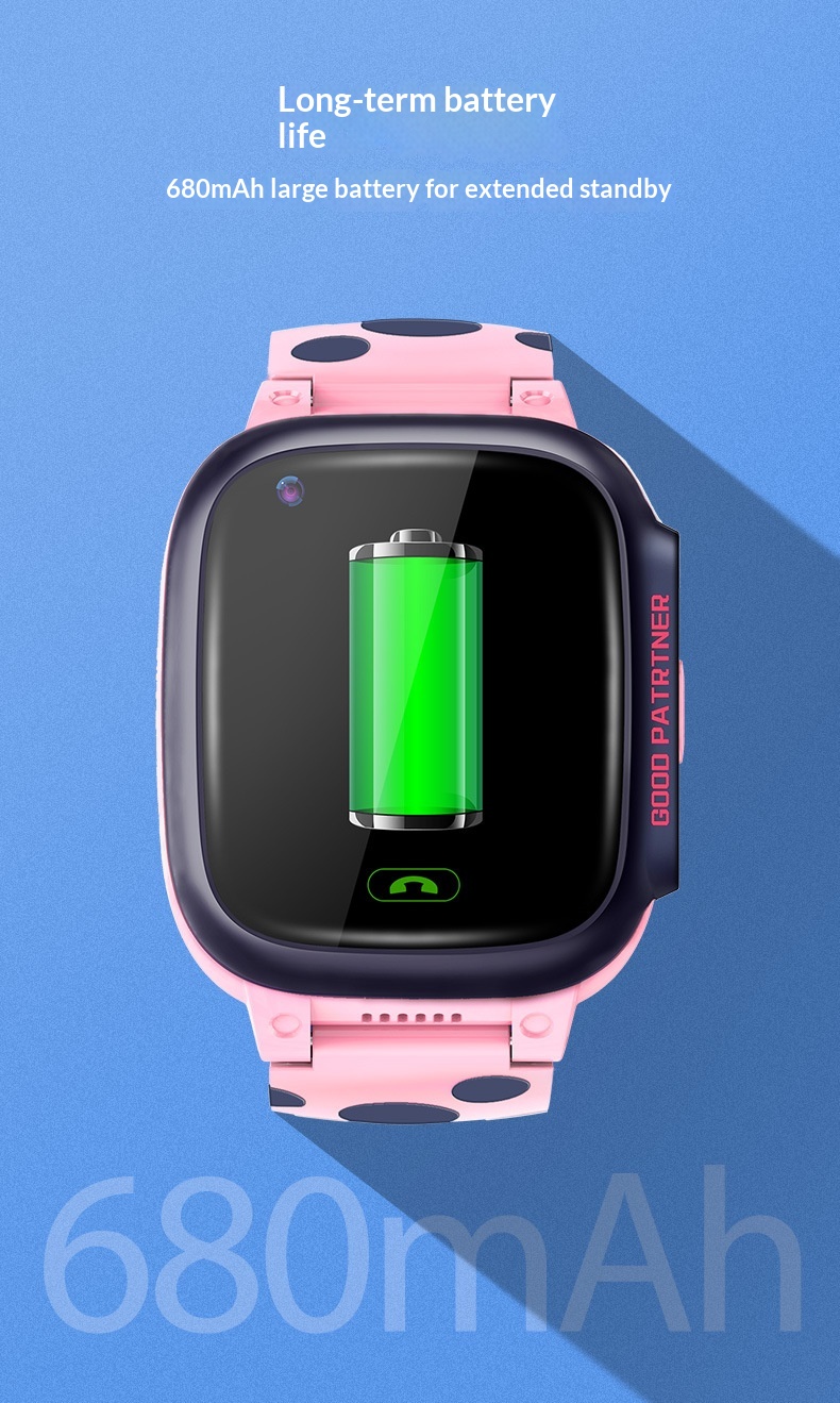 Kindersmartwatch met diepe waterdichtheid, wereldwijde 4G-ondersteuning, GPS-positionering, betaalfunctie, video en vreemde talen_voghion.com