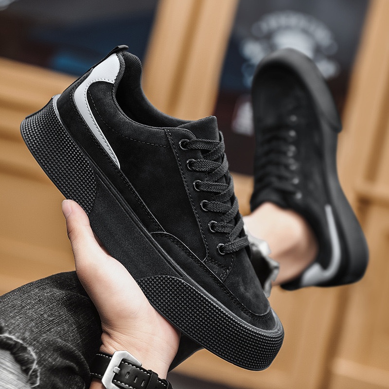 Frühlingstrend 2024 Weiche, vielseitige Freizeit-Sneakers Neue Arbeitssicherheitsschuhe für Herren mit dicker Sohle, verschleißfest, trendige Schuhe_voghion.com