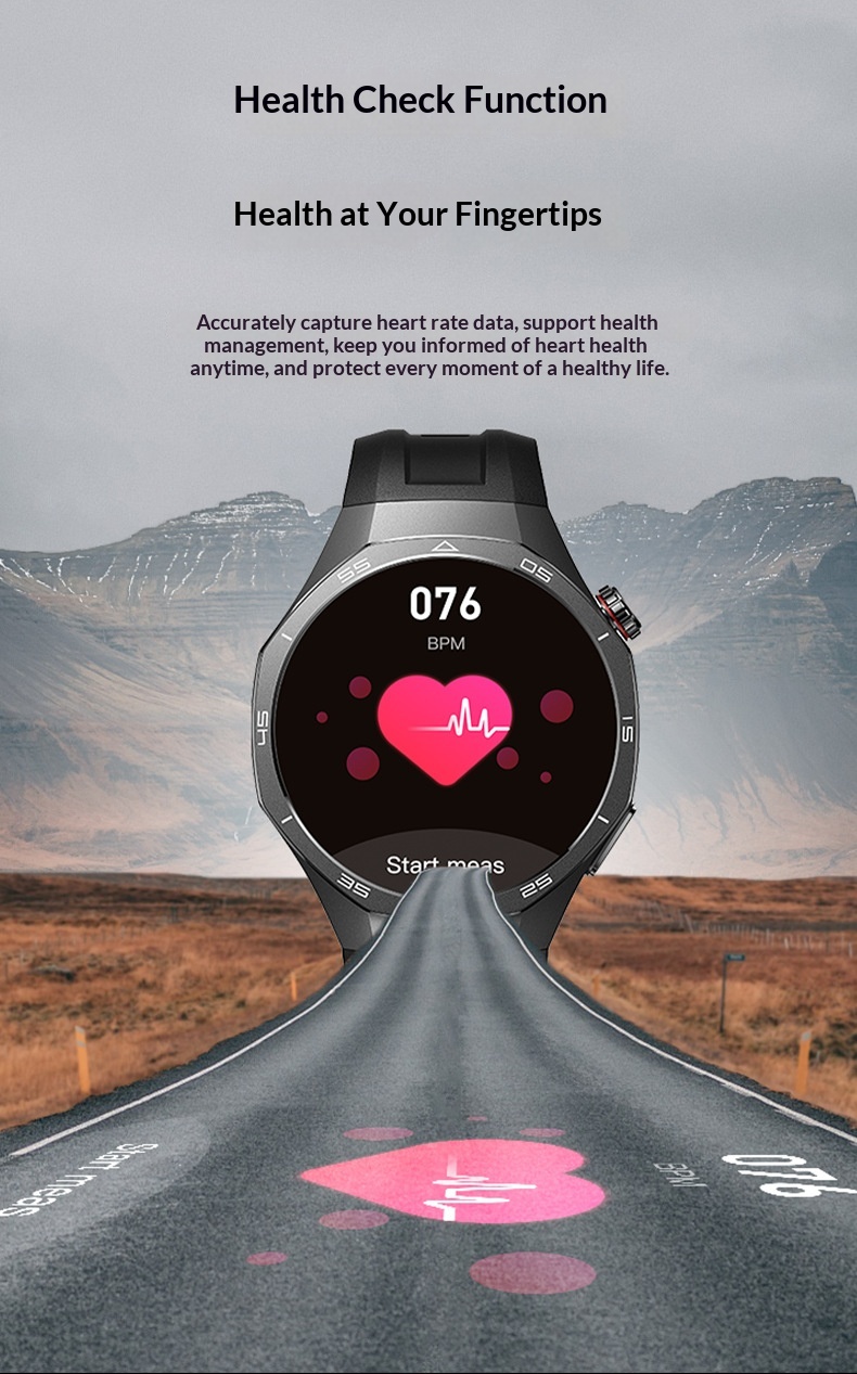 Smartwatch gt5p con ricarica wireless chiamate bluetooth ed nfc_voghion.com