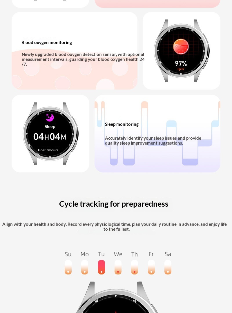 Smartwatch Watch 6 Max Mit Bluetooth-anruf Und Sprachsteuerung_voghion.com