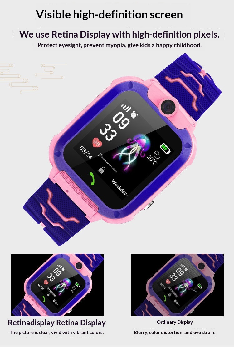 Smartwatch For Kids With Gps Positioning Waterproof And Camera_voghion.com