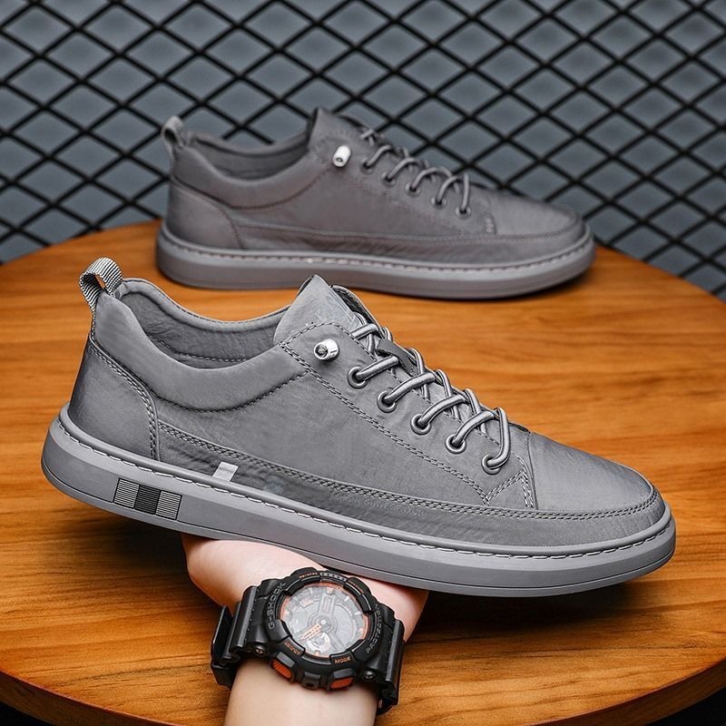 2021 Autumn New Cross-Border Hot-Selling Ice Silk Breathable Casual Sneakers European Station Men's Shoes Wholesale_voghion.com