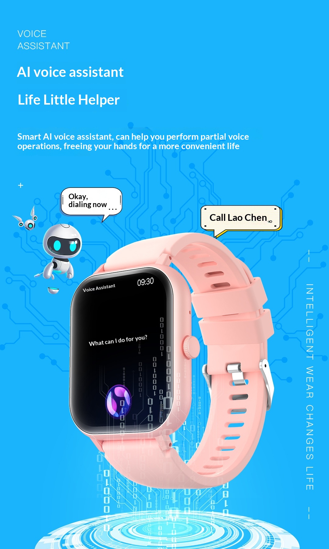 Smartwatch Zl54c Mit Bluetooth-telefonie Und Gesundheitsmonitor_voghion.com