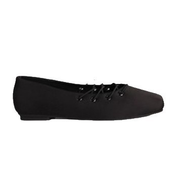 Scarpe da ballo in montone, rosse con rialzo interno, ballerine in raso da donna, nuove scarpe basse 2025 da abbinare alle gonne_voghion.com