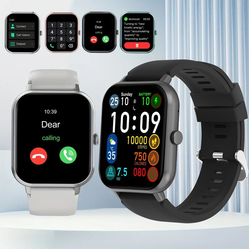 Smartwatch med bluetooth-samtal och hälsomätning_voghion.com