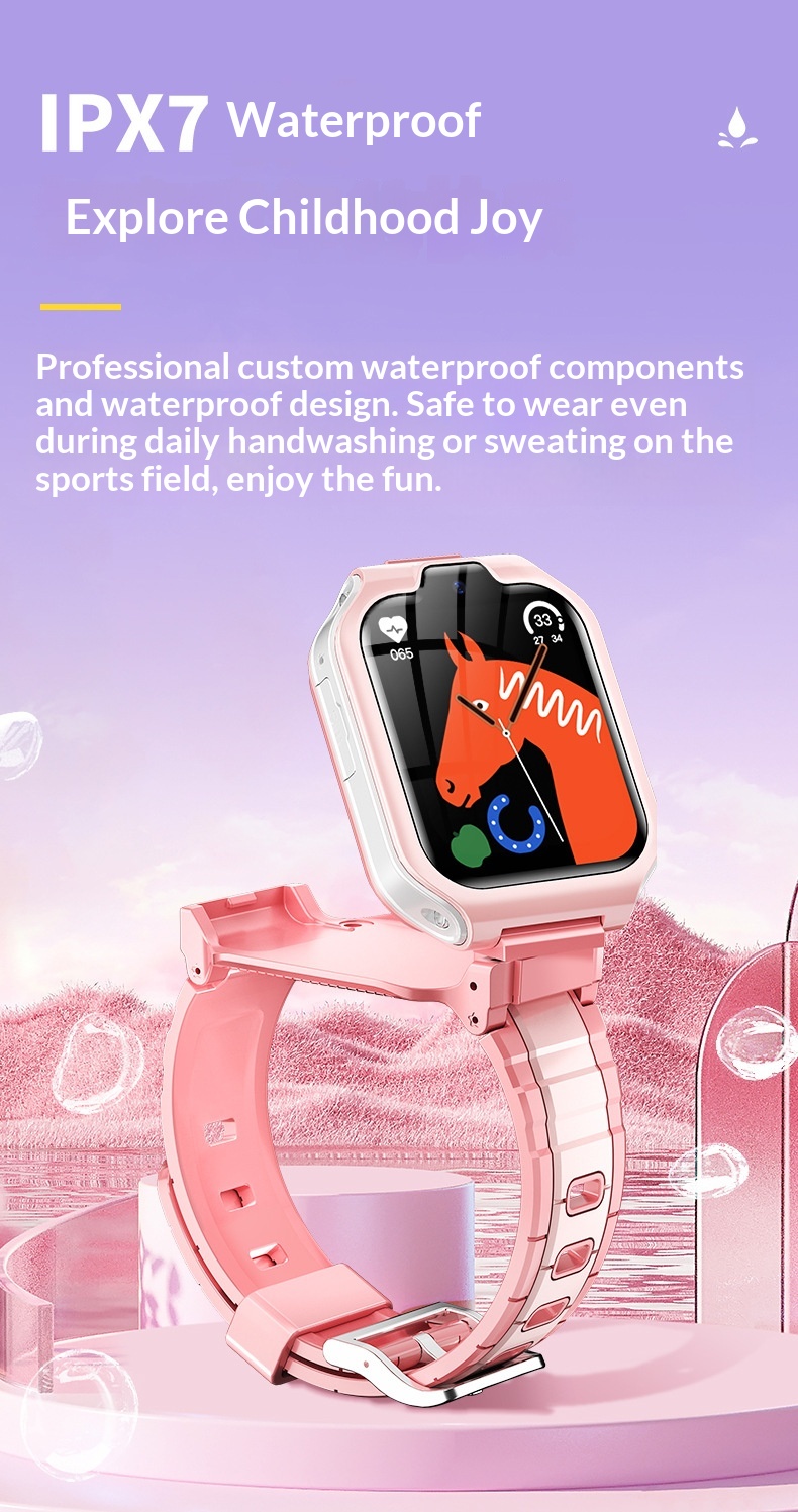 4G Full Netcom HD Video Call Smart GPS Real-time Positioning Class Disabled Children's Watch_voghion.com