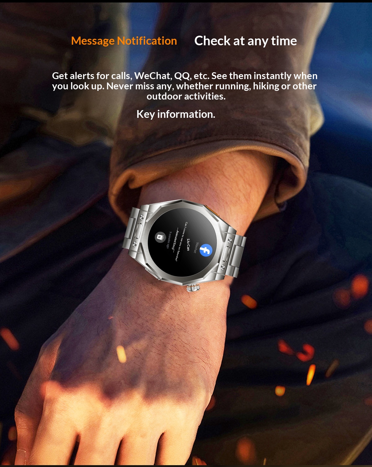 Okosóra z18max bluetooth hívással és pulzusmérővel_voghion.com